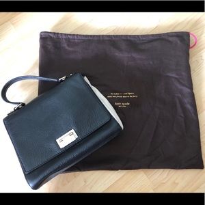 Black and white, super cute Kate Spade purse